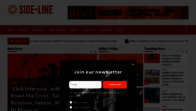What Side-line.com website looked like in 2022 (2 years ago)
