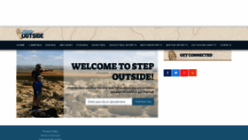 What Stepoutside.org website looked like in 2022 (2 years ago)