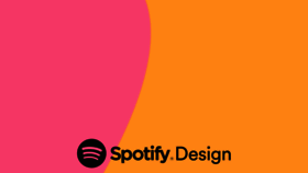 What Spotify.design website looked like in 2022 (2 years ago)