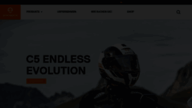 What Schuberth.com website looked like in 2022 (2 years ago)