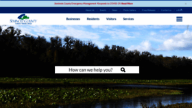 What Seminolecountyfl.gov website looked like in 2022 (2 years ago)