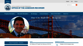 What Sfassessor.org website looked like in 2022 (2 years ago)