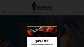 What Shambhala.com website looked like in 2022 (2 years ago)