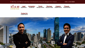 What Siam-legal.com website looked like in 2022 (2 years ago)