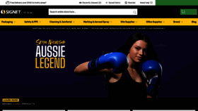 What Signet.net.au website looked like in 2022 (3 years ago)