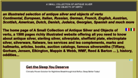What Silvercollection.it website looked like in 2022 (2 years ago)