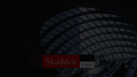 What Skadden.com website looked like in 2022 (2 years ago)