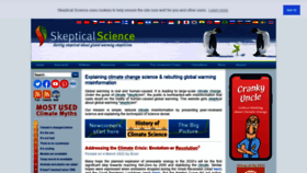 What Skepticalscience.com website looked like in 2022 (2 years ago)