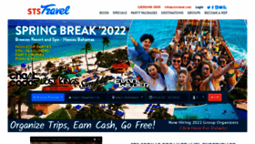 What Ststravel.com website looked like in 2022 (2 years ago)