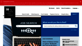 What Spl.org website looked like in 2022 (4 years ago)