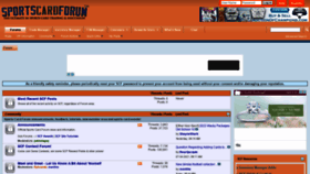 What Sportscardforum.com website looked like in 2022 (2 years ago)