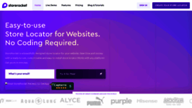 What Storerocket.io website looked like in 2022 (2 years ago)