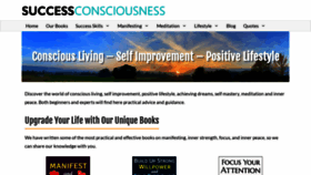 What Successconsciousness.com website looked like in 2022 (2 years ago)