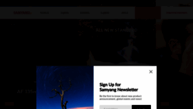 What Samyanglens.com website looked like in 2022 (2 years ago)