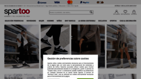 What Spartoo.es website looked like in 2022 (2 years ago)