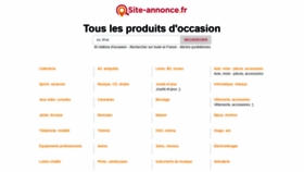 What Site-annonce.fr website looked like in 2022 (3 years ago)