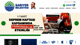 What Sariyer.bel.tr website looked like in 2022 (2 years ago)