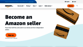 What Sell.amazon.ca website looked like in 2022 (2 years ago)