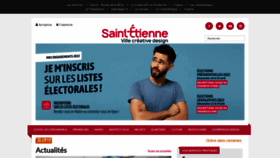 What Saint-etienne.fr website looked like in 2022 (2 years ago)