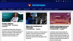 What Souenfermagem.com.br website looked like in 2022 (2 years ago)