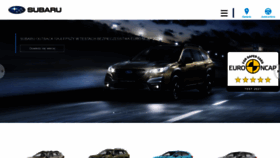 What Subaru.pl website looked like in 2022 (4 years ago)