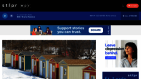 What Stlpublicradio.org website looked like in 2022 (2 years ago)