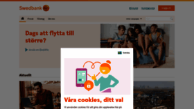 What Swedbank.se website looked like in 2022 (2 years ago)