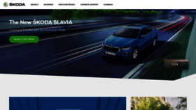 What Skoda-auto.co.in website looked like in 2022 (2 years ago)