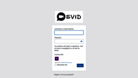 What Svid.co.uk website looked like in 2022 (2 years ago)