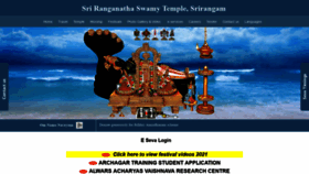 What Srirangam.org website looked like in 2022 (2 years ago)