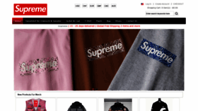 What Supremeclothings.com website looked like in 2022 (2 years ago)