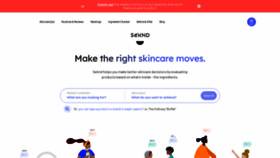 What Seknd.com website looked like in 2022 (2 years ago)