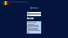 What Senegal.dhis2.org website looked like in 2022 (2 years ago)