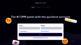 What Smmcost.com website looked like in 2022 (2 years ago)