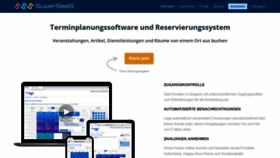 What Supersaas.de website looked like in 2022 (3 years ago)