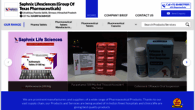 What Saphnixlifesciences.in website looked like in 2022 (2 years ago)