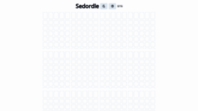 What Sedordle.com website looked like in 2022 (2 years ago)