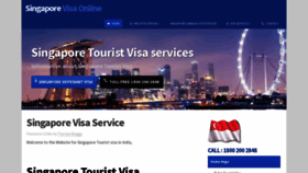 What Singaporetouristvisa.com website looked like in 2022 (2 years ago)