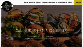 What Sandwichhut.com.au website looked like in 2022 (2 years ago)