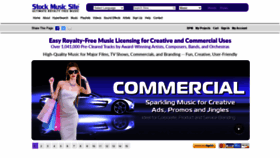 What Stockmusicsite.com website looked like in 2022 (2 years ago)