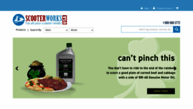 What Scooterworks.com website looked like in 2022 (2 years ago)