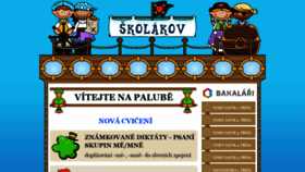 What Skolakov.eu website looked like in 2022 (2 years ago)