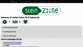 What Steinzone.de website looked like in 2022 (2 years ago)