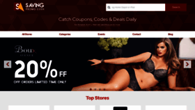 What Savingpromocode.com website looked like in 2022 (3 years ago)
