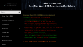 What Swccgstore.com website looked like in 2022 (2 years ago)
