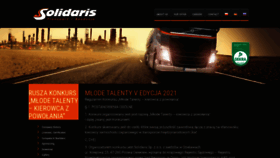 What Solidaris.pl website looked like in 2022 (2 years ago)