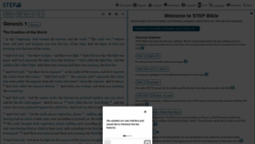 What Stepbible.org website looked like in 2022 (4 years ago)