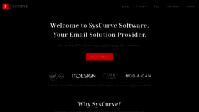 What Syscurve.com website looked like in 2022 (2 years ago)