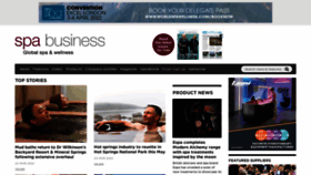 What Spabusiness.com website looked like in 2022 (2 years ago)