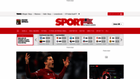 What Sport.es website looked like in 2022 (4 years ago)